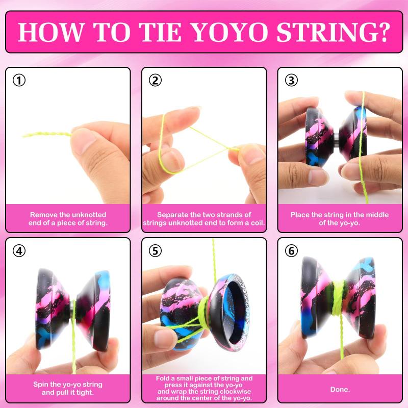 Truque giratório de dedos Yoyo YOYOSTUDIO X0312 para crianças de 8